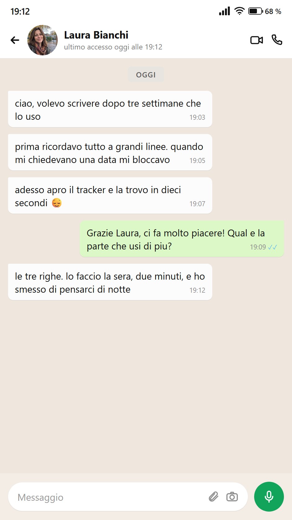 Una madre racconta che ora trova ogni data in meno di un minuto