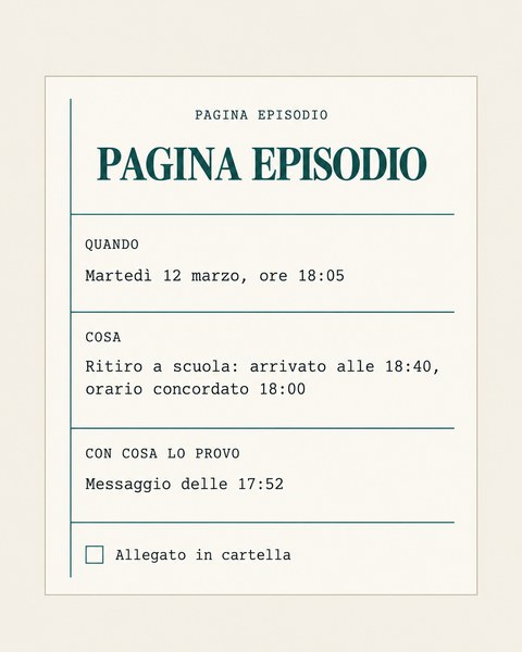 La pagina episodio compilata